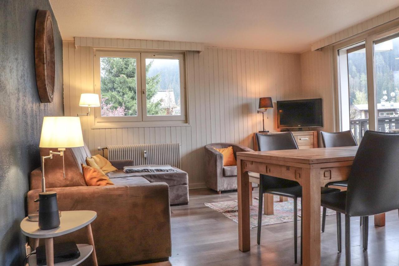 Appartement Lyret Centre Chamonix, Vue D'Exception Eksteriør bilde